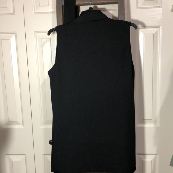 Black collared knit vest XXL - Picture 4 of 5